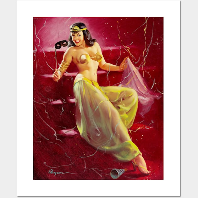 Did You Recognize Me by My Voice? Vintage 1948 Gil Evgren Pinup Wall Art by Jarecrow 